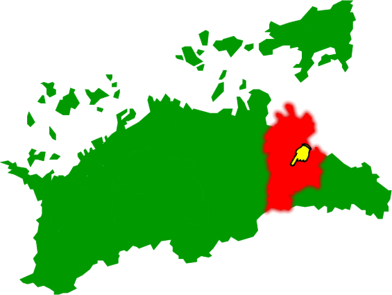 さぬき市の場所を示す画像2