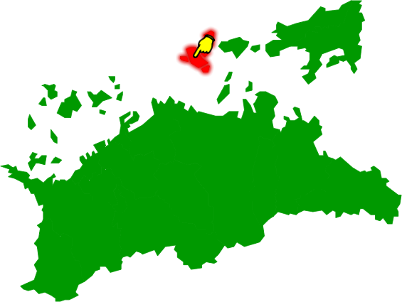 直島町の場所を示す画像2