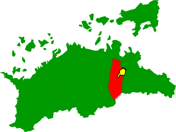 三木町の場所を示す画像2