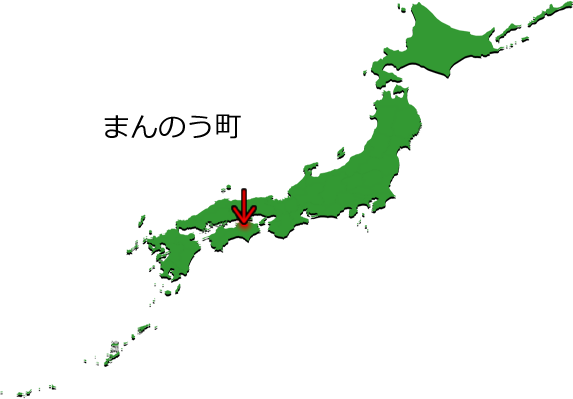 まんのう町の場所を示す画像3