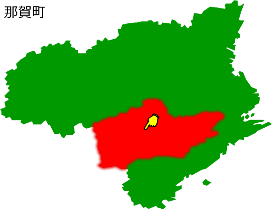 那賀町の場所を示す画像1