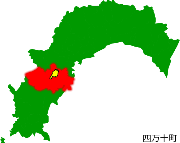 四万十町の場所を示す画像1