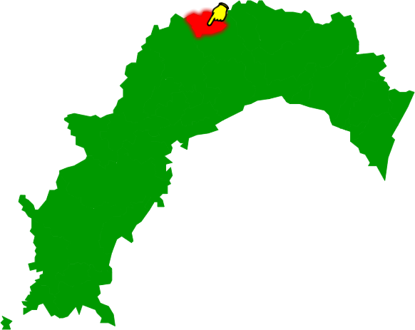 大川村の場所を示す画像2