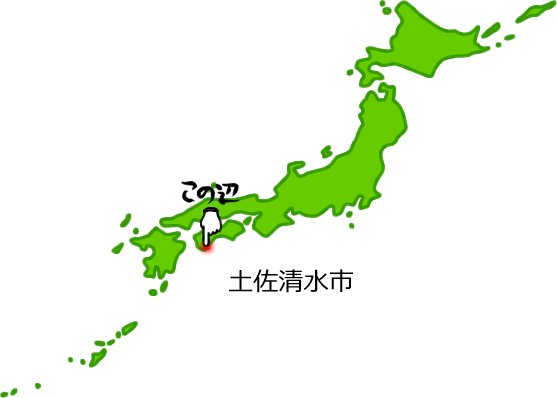 土佐清水市の場所を示す画像5
