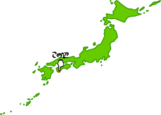 三原村の場所を示す画像6