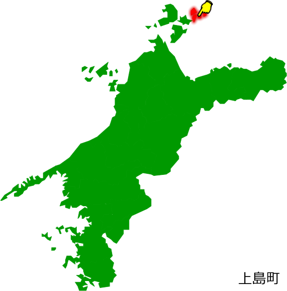 上島町の場所を示す画像1