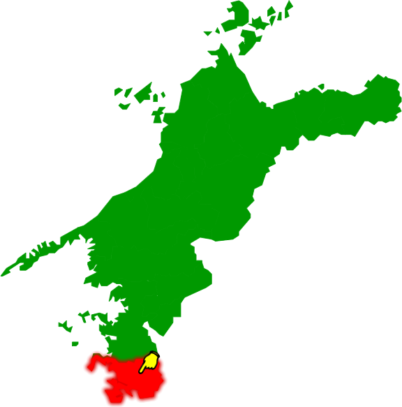 愛南町の場所を示す画像2