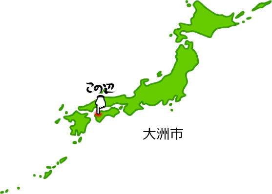 大洲市の場所を示す画像5