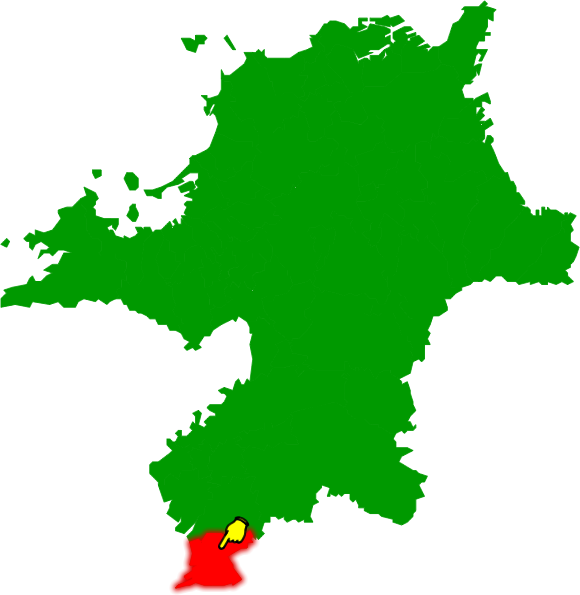 大牟田市の場所を示す画像2