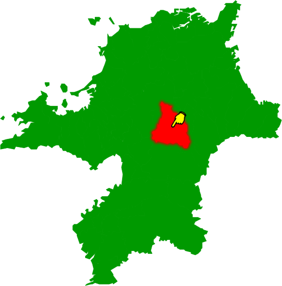 嘉麻市の場所を示す画像2