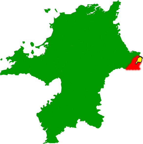 上毛町の場所を示す画像2