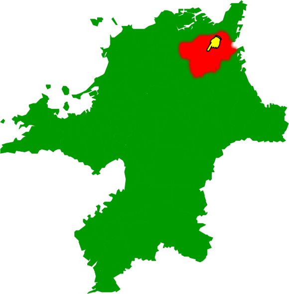 北九州市小倉南区の場所を示す画像2