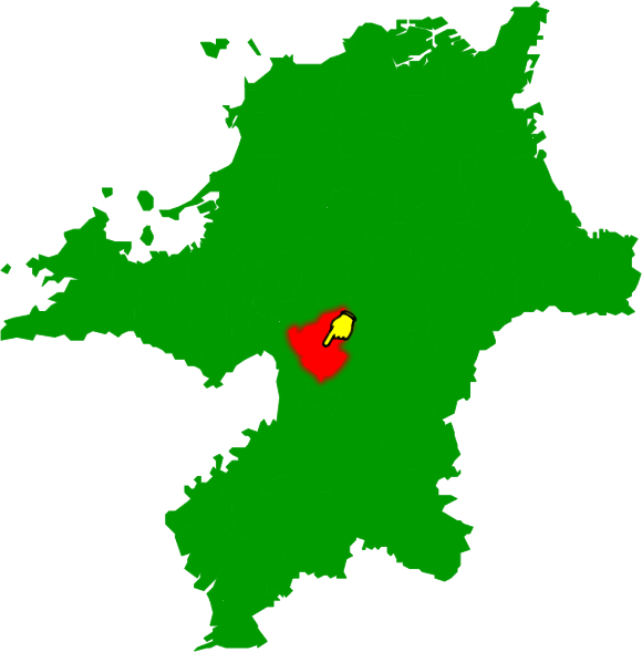 筑前町の場所を示す画像2