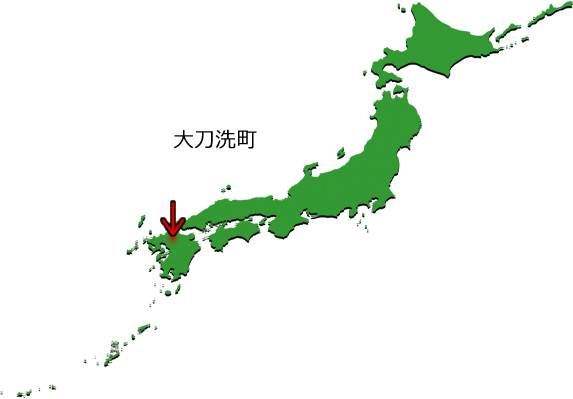 大刀洗町の場所を示す画像3