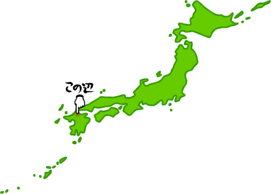 桂川町の場所を示す画像6