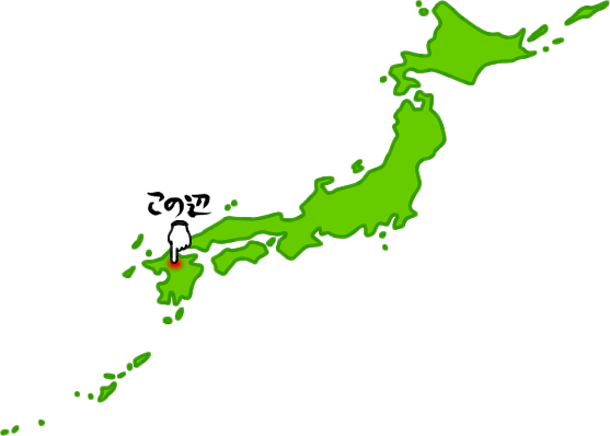 八女市の場所を示す画像6