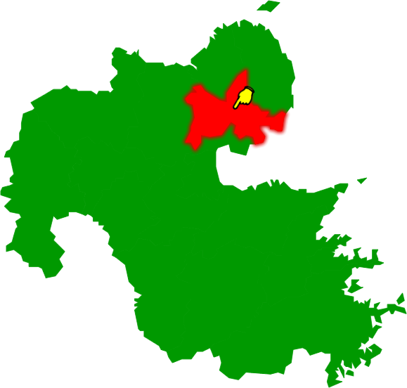 杵築市の場所を示す画像2