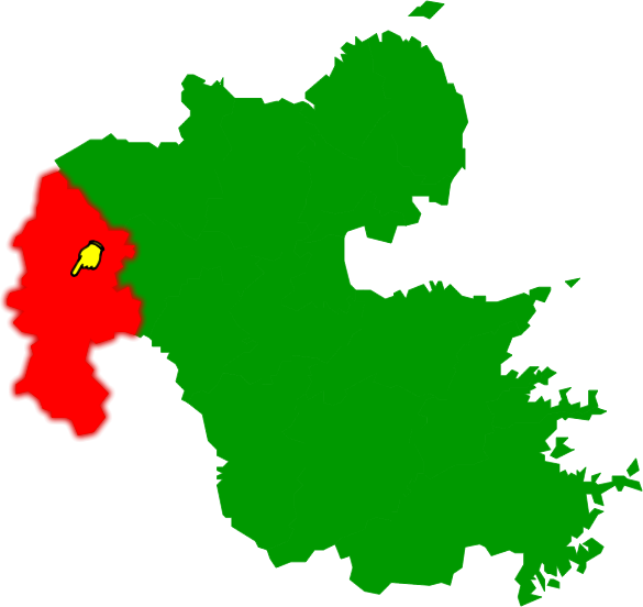 日田市の場所を示す画像2