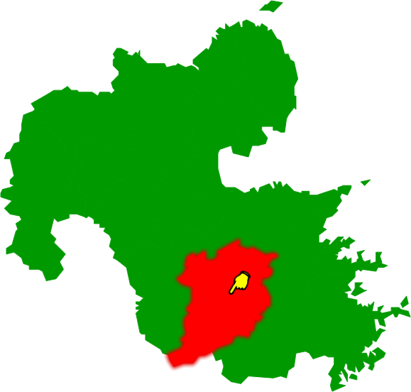 豊後大野市の場所を示す画像2