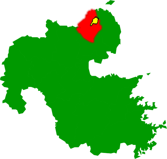 豊後高田市の場所を示す画像2