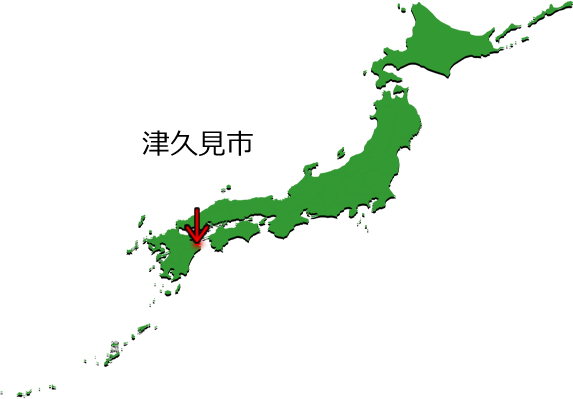 津久見市の場所を示す画像3