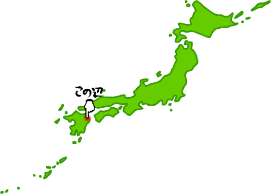 臼杵市の場所を示す画像6