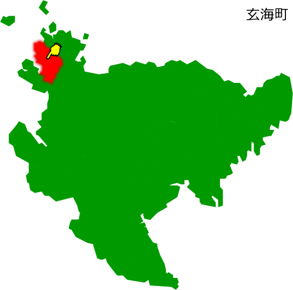 玄海町の場所を示す画像1