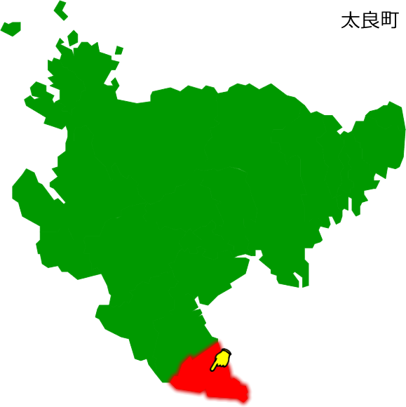 太良町の場所を示す画像1