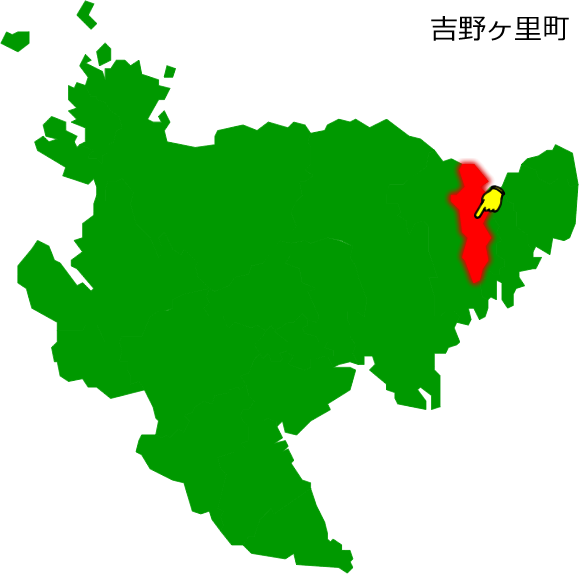 吉野ヶ里町の場所を示す画像1