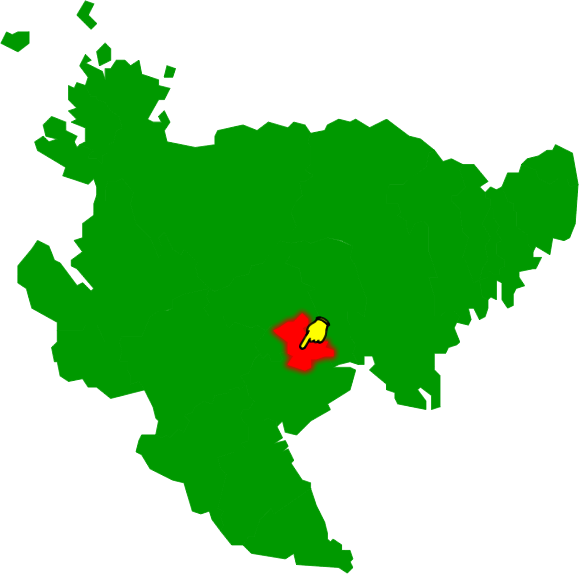 江北町の場所を示す画像2