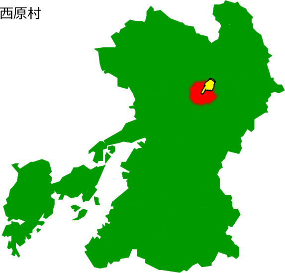 西原村の場所を示す画像1