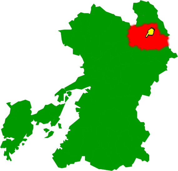 阿蘇市の場所を示す画像2