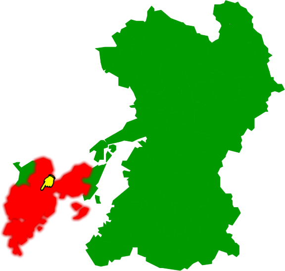 天草市の場所を示す画像2