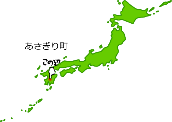 あさぎり町の場所を示す画像5