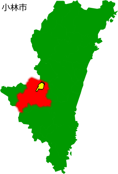 小林市の場所を示す画像1