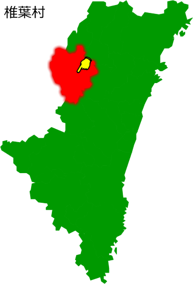 椎葉村の場所を示す画像1