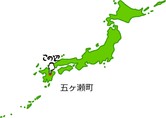 五ヶ瀬町の場所を示す画像5