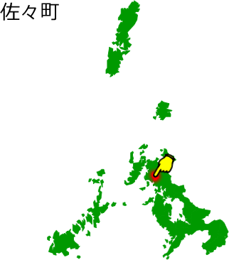 佐々町の場所を示す画像1