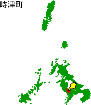 時津町の場所を示す画像1