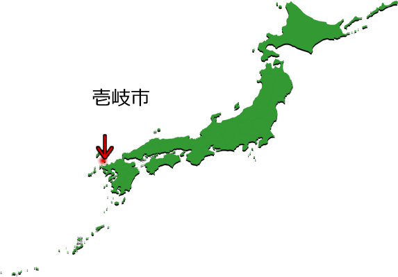 壱岐市の場所を示す画像3
