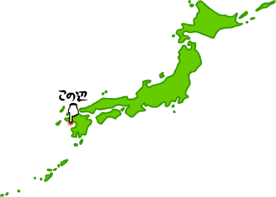 雲仙市の場所を示す画像6