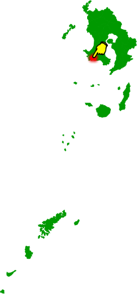 枕崎市の場所を示す画像2