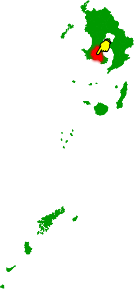 南九州市の場所を示す画像2