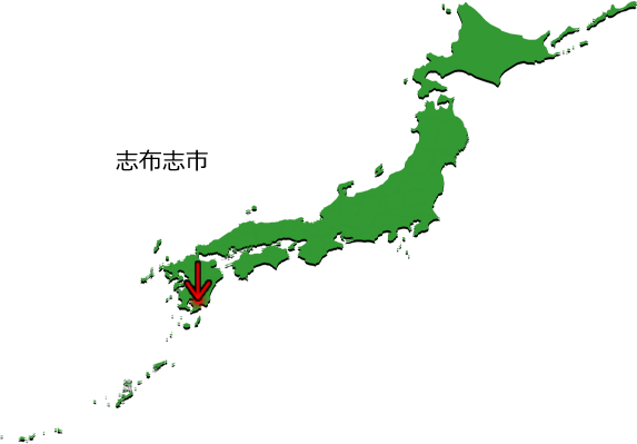 志布志市の場所を示す画像3