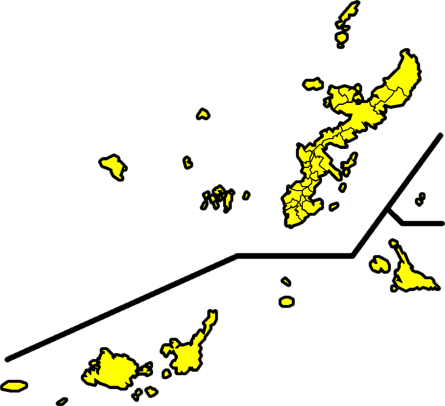 沖縄県のカラーバリエーション地図画像2