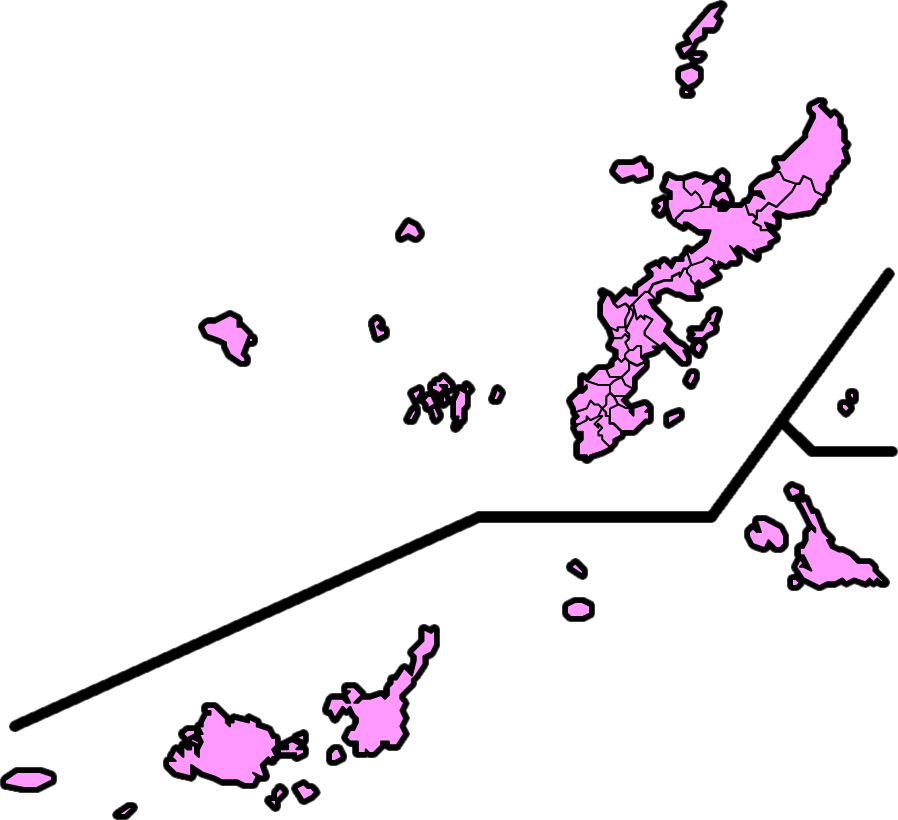 沖縄県のカラーバリエーション地図画像4