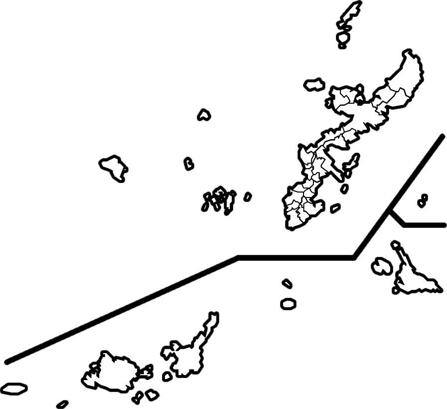 沖縄県のカラーバリエーション地図画像5