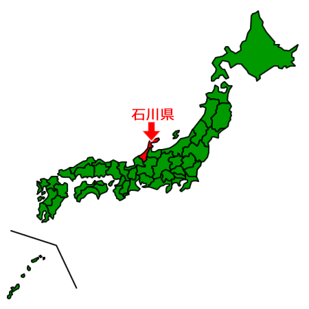 石川県の場所を示す画像4