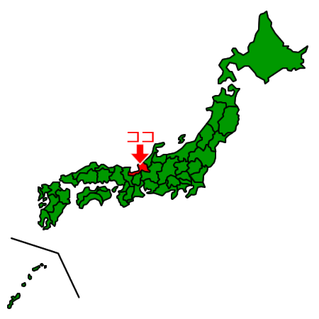 福井県の場所を示す画像3