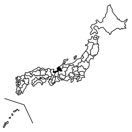 福井県の場所を示す画像5